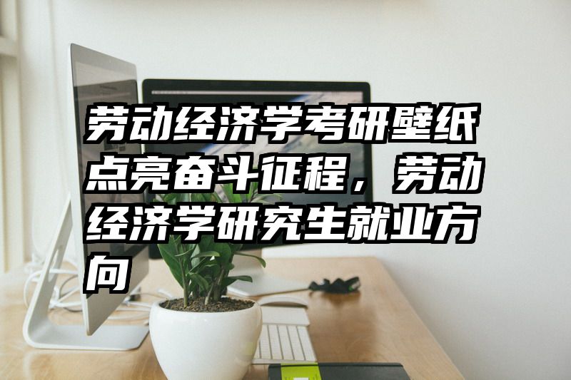 劳动经济学考研壁纸点亮奋斗征程，劳动经济学研究生就业方向