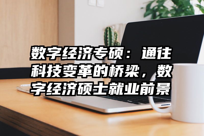 数字经济专硕：通往科技变革的桥梁，数字经济硕士就业前景