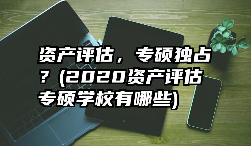 资产评估，专硕独占？(2020资产评估专硕学校有哪些)