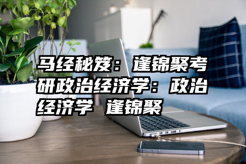 马经秘笈：逢锦聚考研政治经济学：政治经济学 逢锦聚