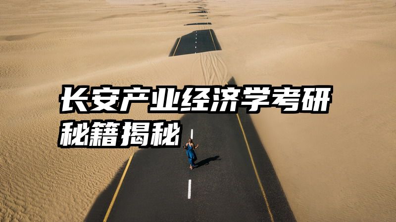 长安产业经济学考研秘籍揭秘