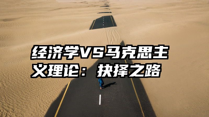 经济学VS马克思主义理论：抉择之路