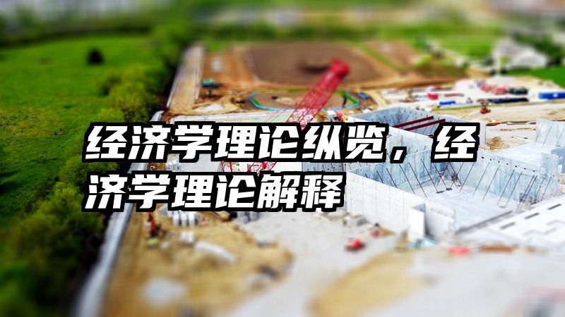 经济学理论纵览，经济学理论解释