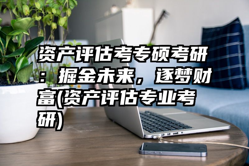 资产评估考专硕考研：掘金未来，逐梦财富(资产评估专业考研)