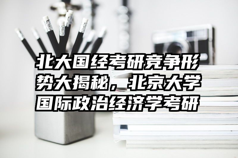 北大国经考研竞争形势大揭秘，北京大学国际政治经济学考研