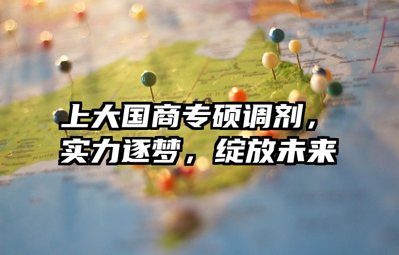 上大国商专硕调剂，实力逐梦，绽放未来