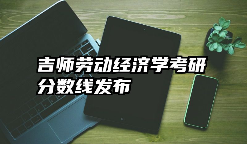 吉师劳动经济学考研分数线发布