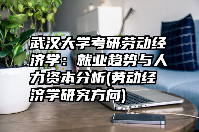 武汉大学考研劳动经济学：就业趋势与人力资本分析(劳动经济学研究方向)