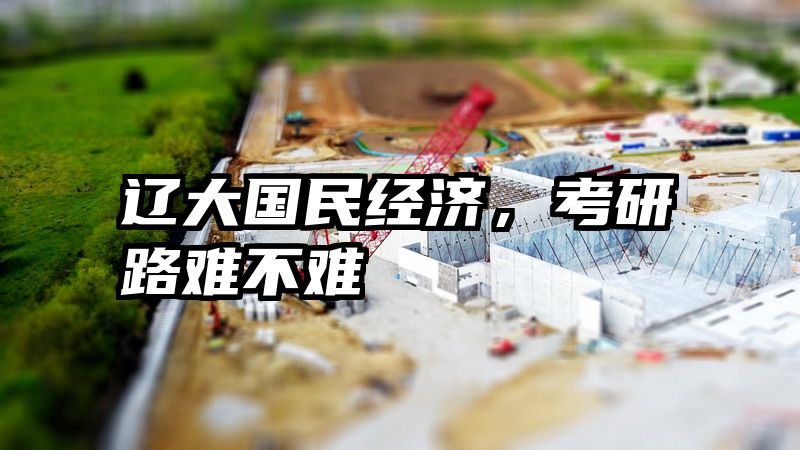 辽大国民经济，考研路难不难