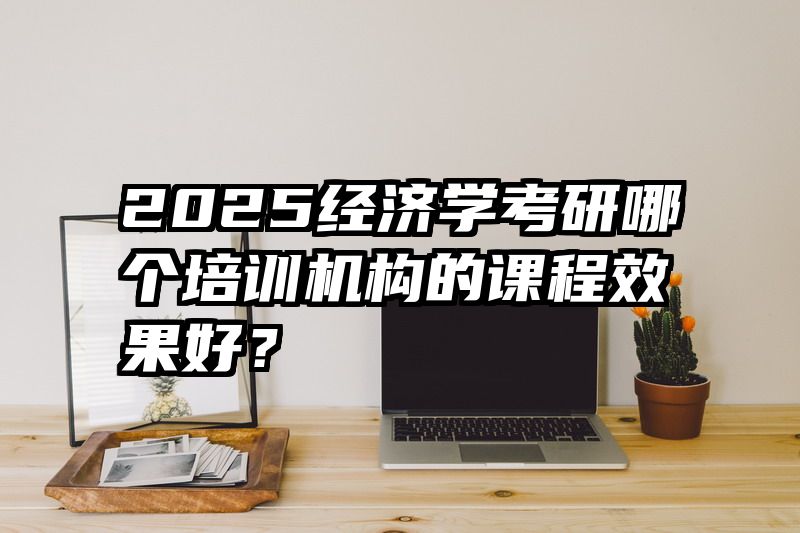 2025经济学考研哪个培训机构的课程效果好？