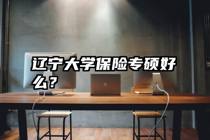 辽宁大学保险专硕好么？